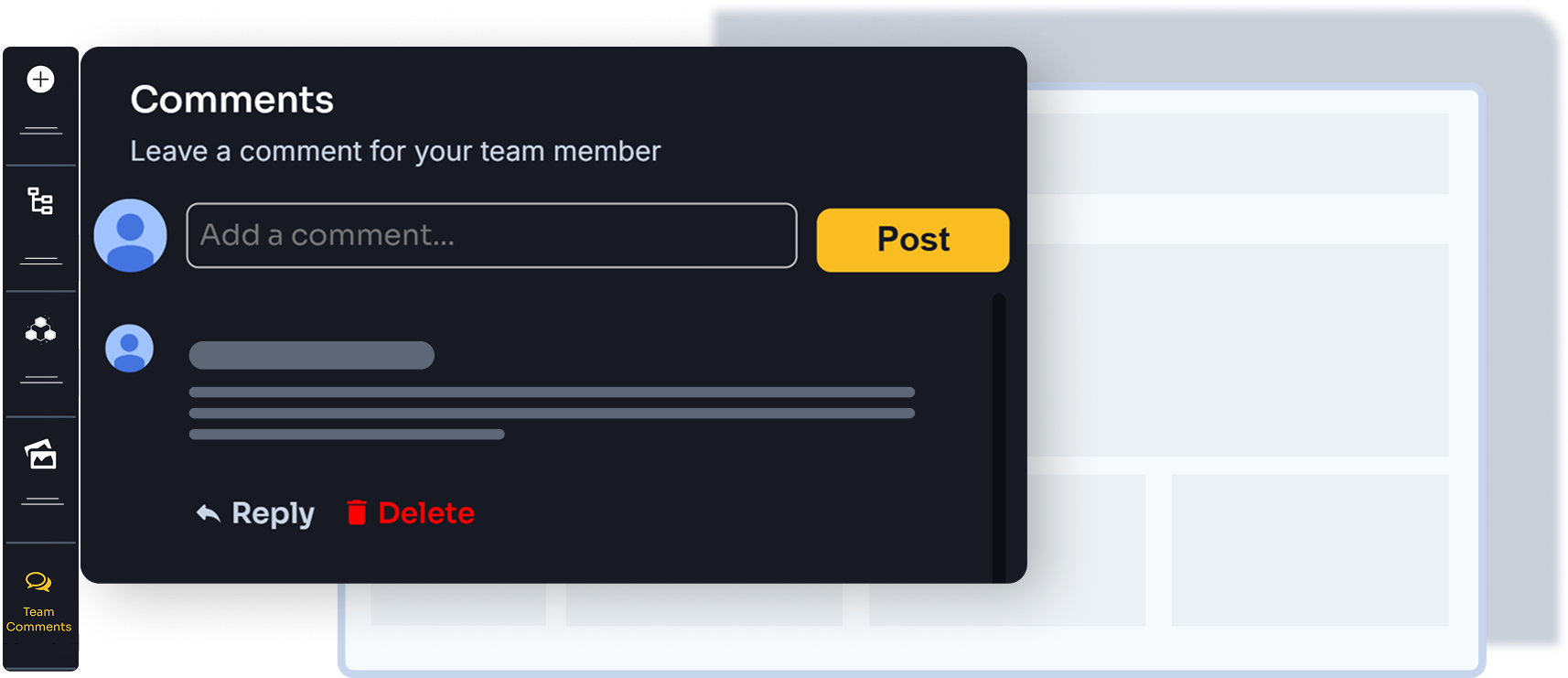 commenting in your workspace